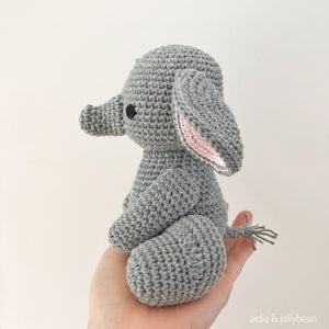 Made to Order ELEPHANT PAIR crochet amigurumi