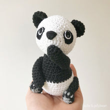 Load image into Gallery viewer, Made to Order PANDA BEAR crochet amigurumi