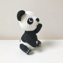 Load image into Gallery viewer, Made to Order PANDA BEAR crochet amigurumi