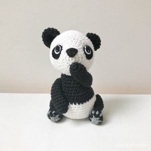 Made to Order PANDA BEAR crochet amigurumi