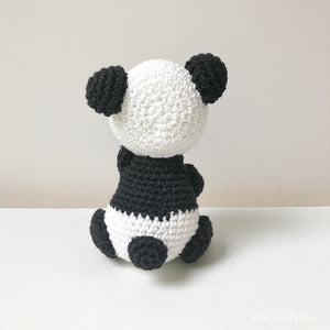 Made to Order PANDA BEAR crochet amigurumi